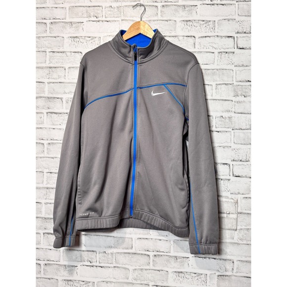 Nike Therma-FIT Kobe Bryant Jacket Mens L Gray Full Zip Track
